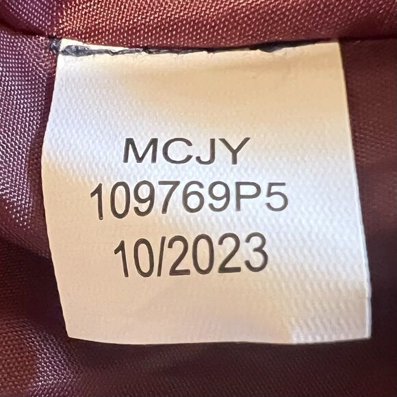 U.S. Polo Assn Navy Jacket Men’s L Preppy Windbreaker Burgundy Lining Pocket - Picture 14 of 16